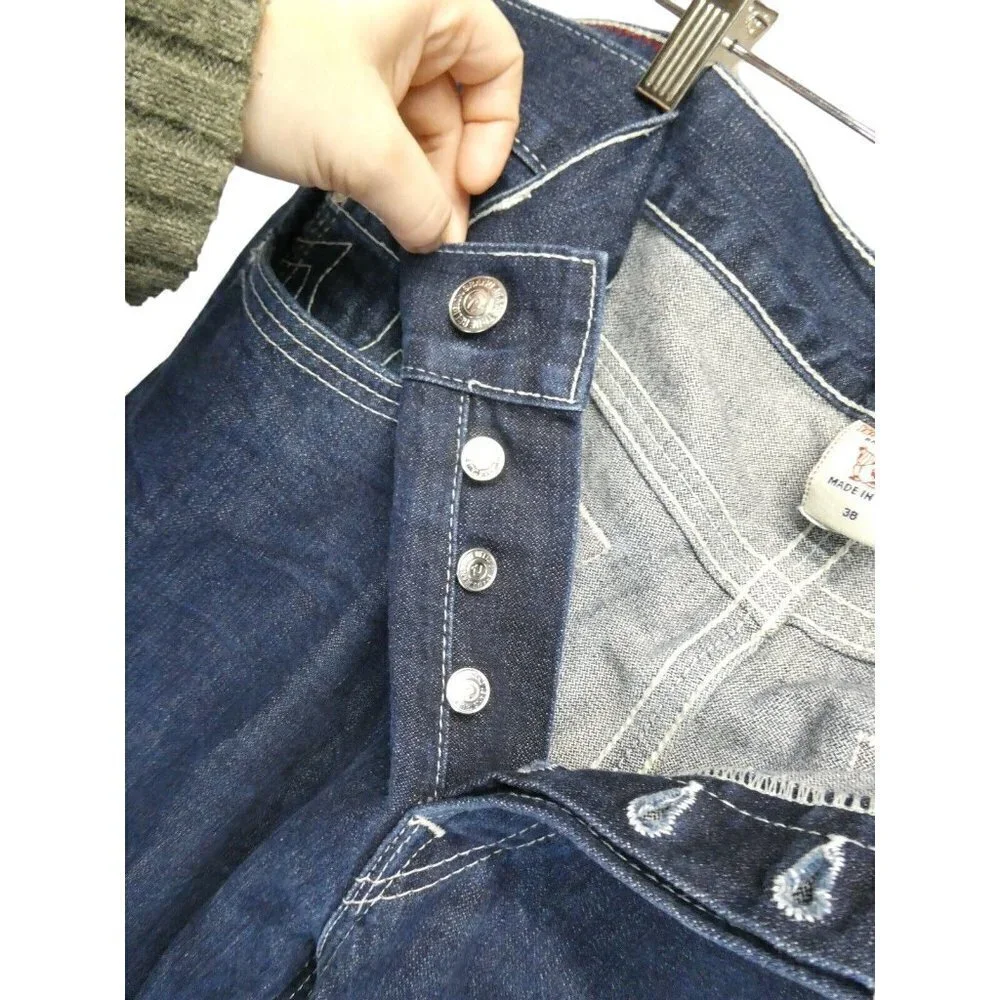 Vintage True Religion Jeans Mens 38‎ Geno Button Fly Waist 41